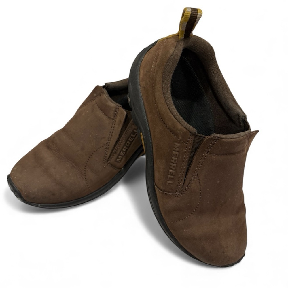 Merrell women's suede upper Brown slip-on Loafers size 7.5